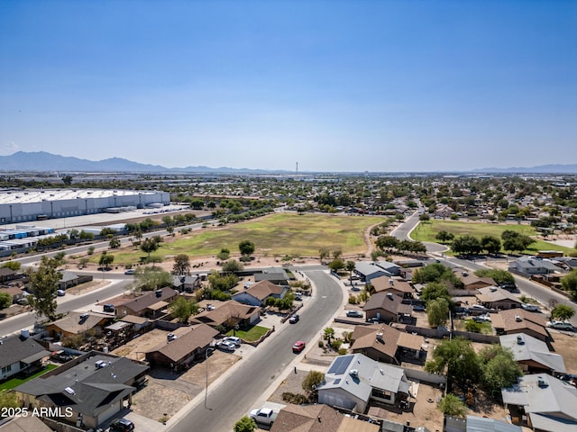 6171 W Mckinley St, Phoenix, AZ 85043 - aerial view featuring a mountain view and a residential view