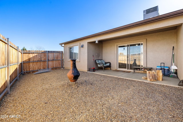 view of rear view of property