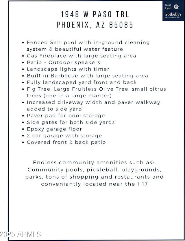 1948 W Paso Trl, Phoenix, AZ 85085 - view of miscellaneous property collateral