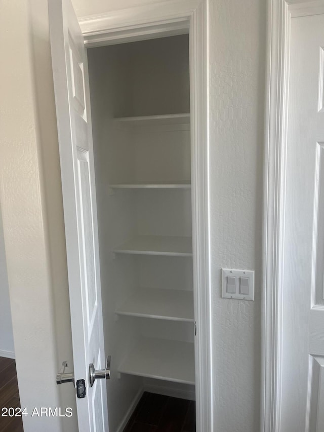 view of closet