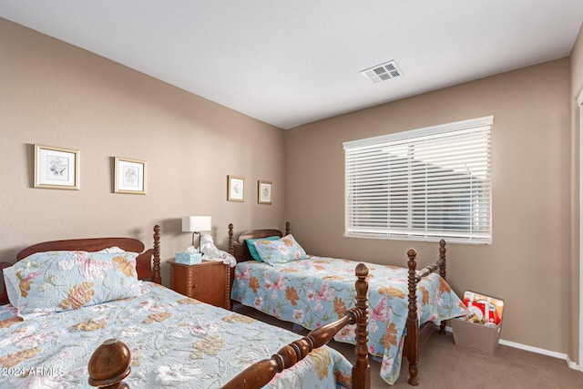 bedroom featuring carpet flooring