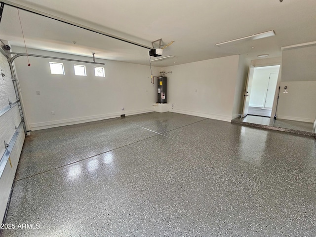 1401 S Rita Ln, Tempe, AZ 85281 - garage featuring electric water heater and a garage door opener