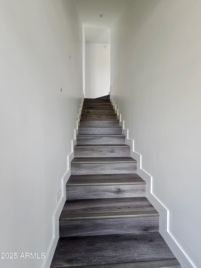1401 S Rita Ln, Tempe, AZ 85281 - stairway with wood finished floors