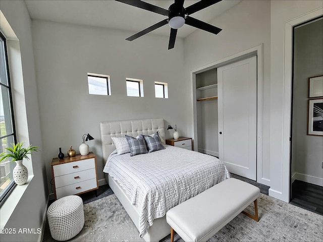 1401 S Rita Ln, Tempe, AZ 85281 - bedroom with multiple windows and a closet