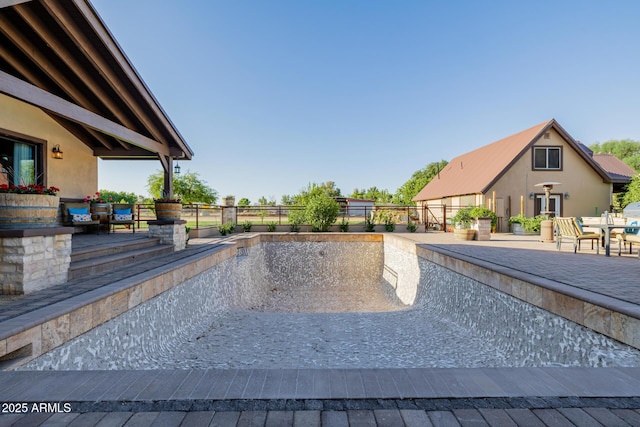7738 N 185th Ave, Waddell, AZ 85355 - view of swimming pool with fence and a patio area