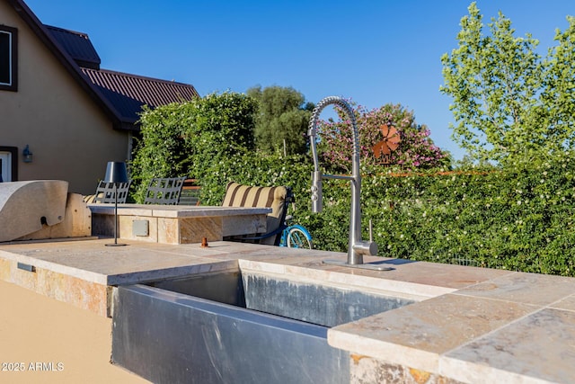 7738 N 185th Ave, Waddell, AZ 85355 - view of patio with a sink