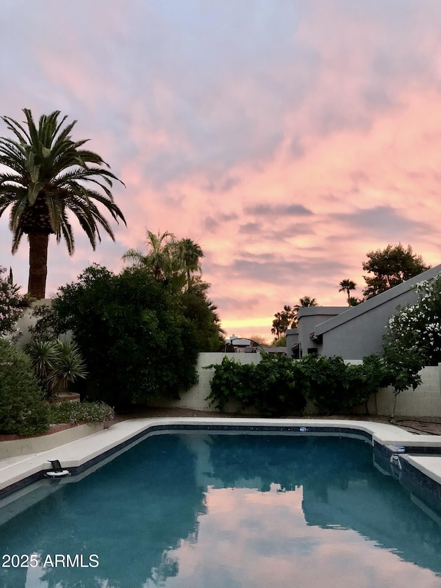 3417 E Mission Ln E, Phoenix, AZ 85028 - view of swimming pool with a fenced backyard