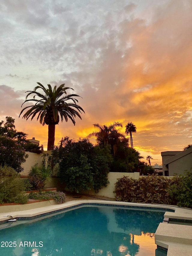 3417 E Mission Ln E, Phoenix, AZ 85028 - view of pool featuring a fenced backyard