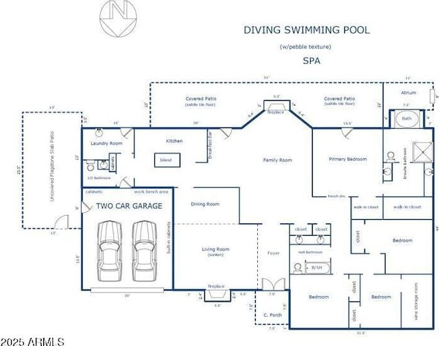 3417 E Mission Ln E, Phoenix, AZ 85028 - floor plan / room layout