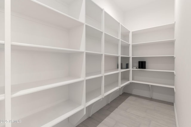 view of storage area