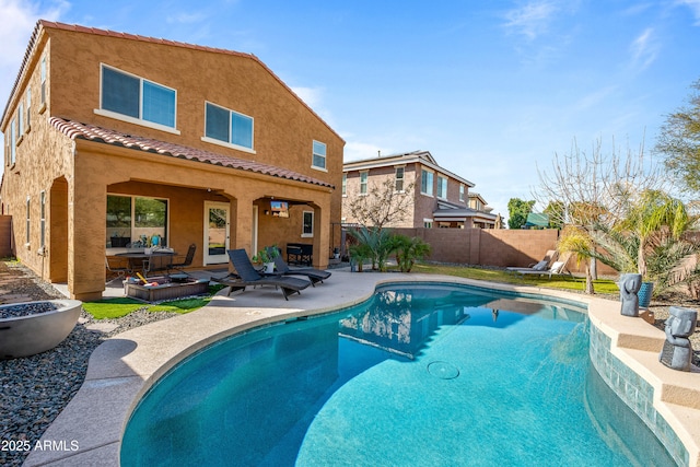 exterior space with a patio area