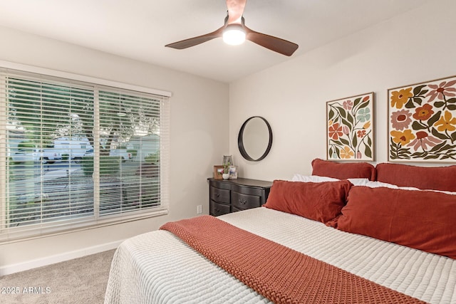 12866 W Orange Dr, Litchfield Park, AZ 85340 - carpeted bedroom with a ceiling fan