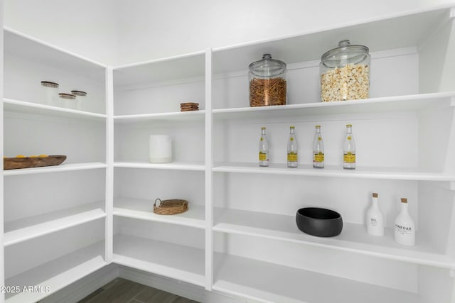 view of pantry