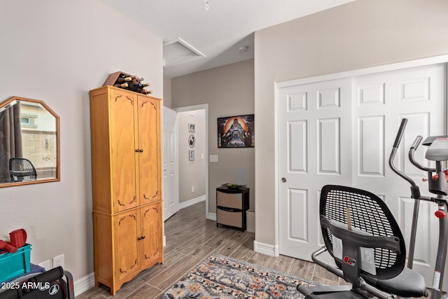 16756 S 181st Ln, Goodyear, AZ 85338 - office area with light wood-style flooring and baseboards
