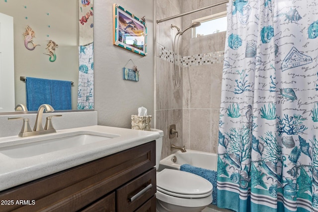 16756 S 181st Ln, Goodyear, AZ 85338 - full bathroom featuring vanity and shower / bathtub combination with curtain