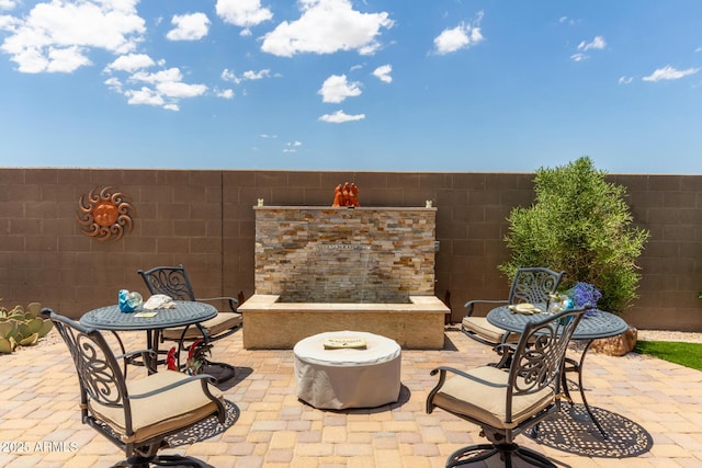 16756 S 181st Ln, Goodyear, AZ 85338 - fenced backyard with a patio area
