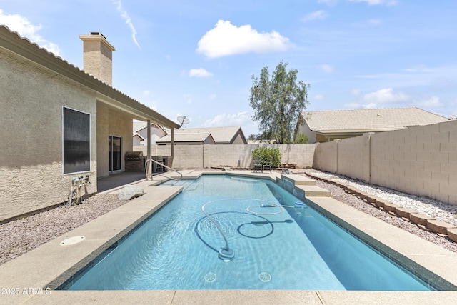 351 N Danyell Dr, Chandler, AZ 85225 - view of pool with a fenced backyard and a patio area