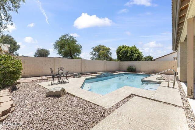351 N Danyell Dr, Chandler, AZ 85225 - view of pool with a patio area and a fenced backyard