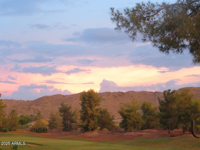 view of mountain feature