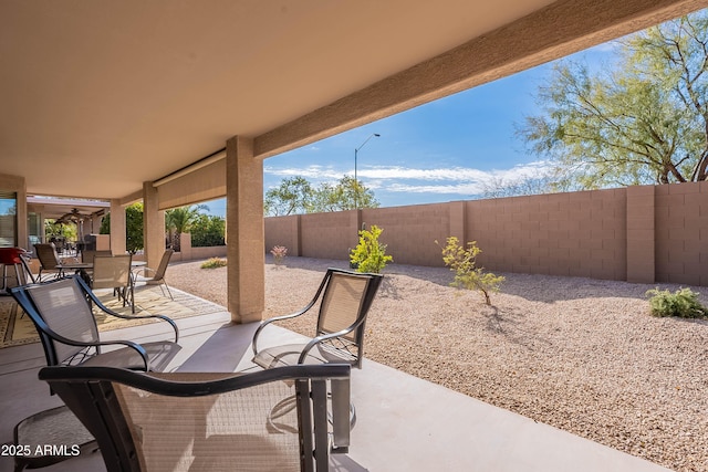 view of patio