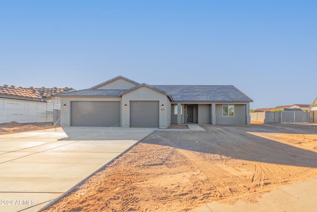 ranch-style house with a garage