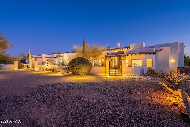 view of southwest-style home