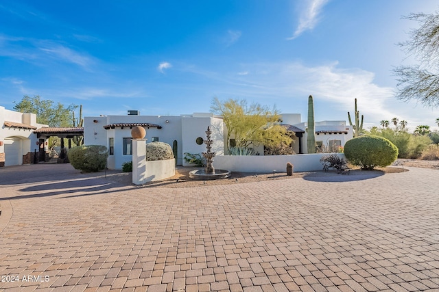 view of southwest-style home