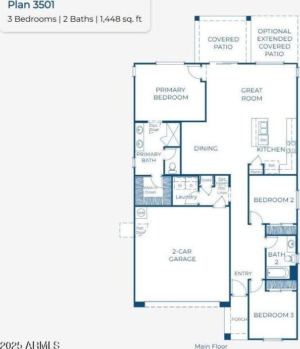 22376 W Monona Ln, Surprise, AZ 85387 - property floor plan
