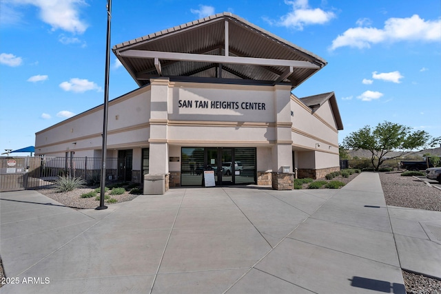 2412 W Camp River Rd, San Tan Valley, AZ 85144 - view of building exterior with fence