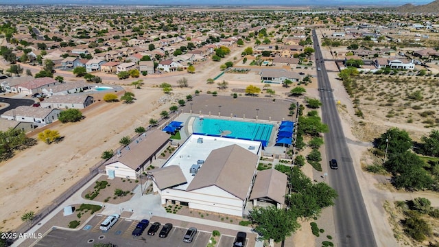 2412 W Camp River Rd, San Tan Valley, AZ 85144 - aerial view featuring a mountain view