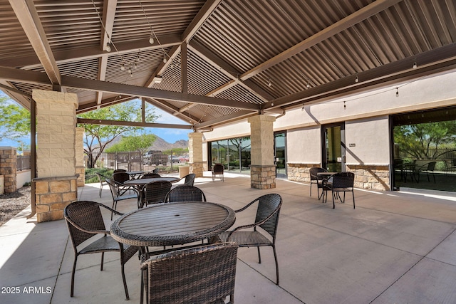 2412 W Camp River Rd, San Tan Valley, AZ 85144 - view of patio / terrace featuring outdoor dining space
