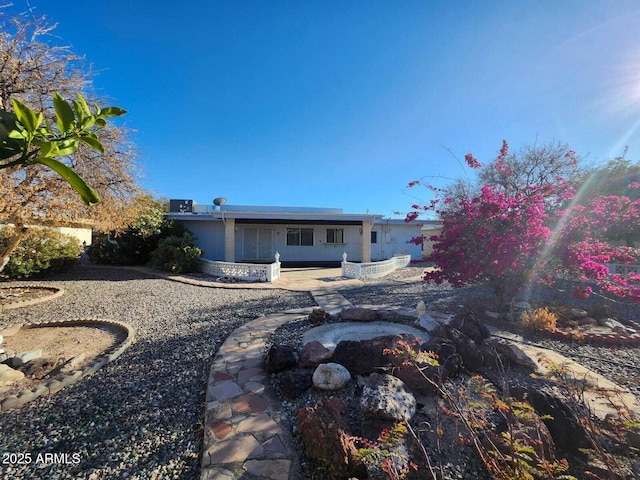 view of back of property