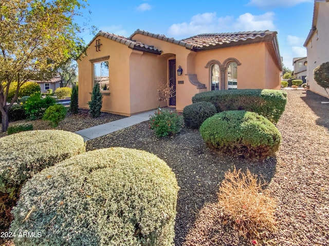 view of mediterranean / spanish home