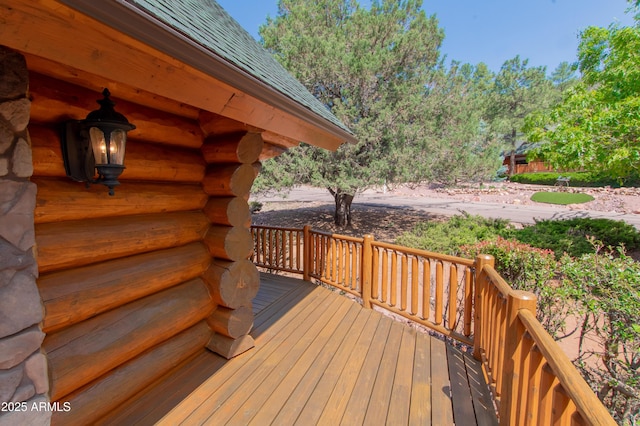 6168 W Hidden Pines Loop, Pine, AZ 85544 - view of deck