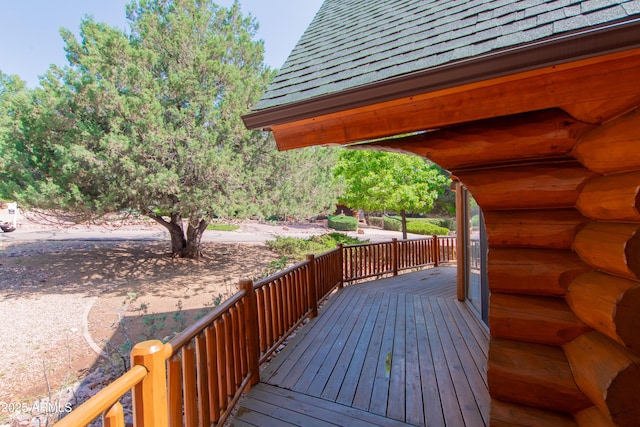 6168 W Hidden Pines Loop, Pine, AZ 85544 - view of deck