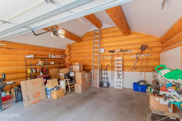 6168 W Hidden Pines Loop, Pine, AZ 85544 - garage featuring a garage door opener