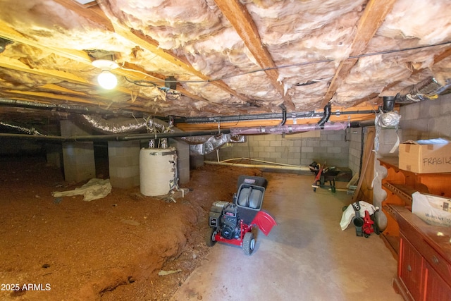 6168 W Hidden Pines Loop, Pine, AZ 85544 - below grade area with gas water heater