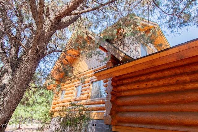 6168 W Hidden Pines Loop, Pine, AZ 85544 - view of side of property featuring log exterior