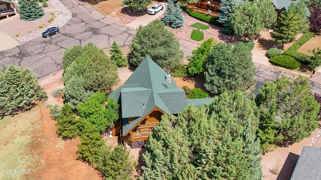 6168 W Hidden Pines Loop, Pine, AZ 85544 - aerial view of property and surrounding area