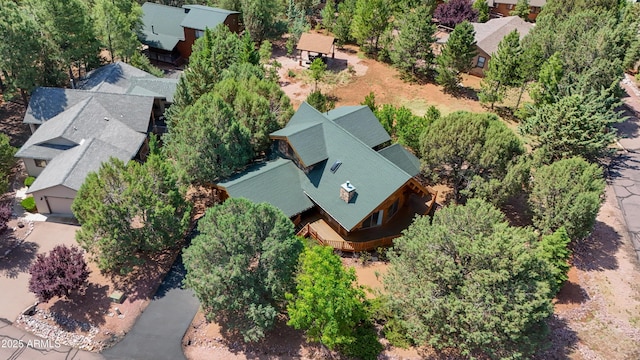 6168 W Hidden Pines Loop, Pine, AZ 85544 - aerial view of property and surrounding area