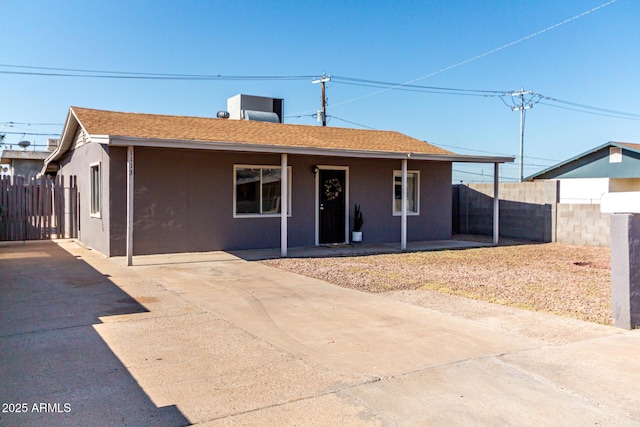 1113 E 5th St, Casa Grande, AZ 85122 - rear view of house with a porch and stucco siding