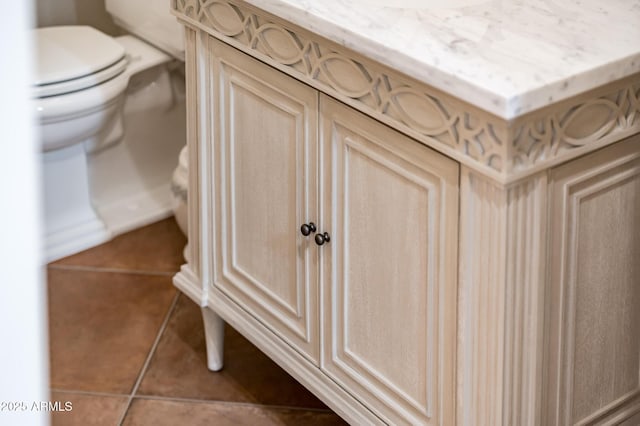interior details with toilet