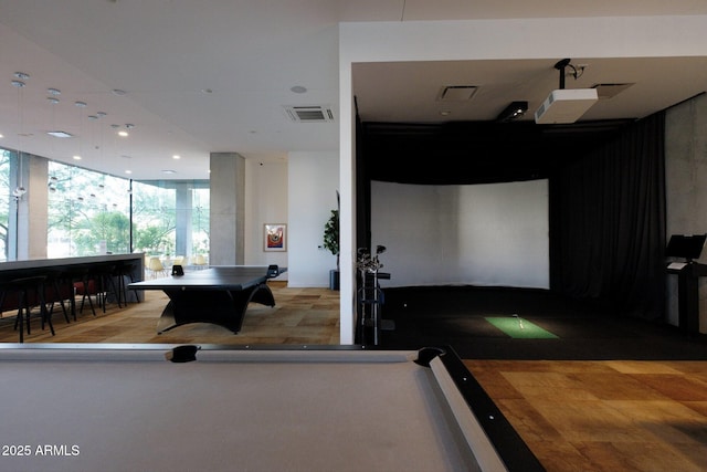 7180 E Kierland Blvd Unit 1116, Scottsdale, AZ 85254 - game room featuring billiards table and recessed lighting