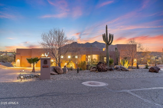 view of adobe home