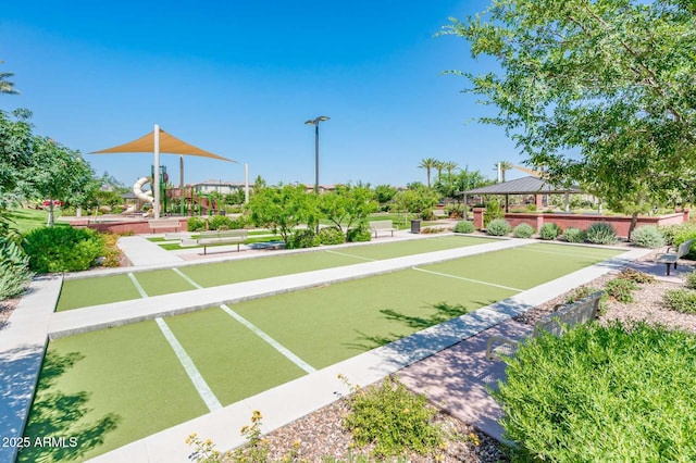 2611 S Quaintance St, Gilbert, AZ 85295 - view of community featuring a game area and a gazebo