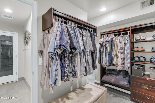 7763 W Libby St, Glendale, AZ 85308 - walk in closet featuring tile patterned flooring and visible vents