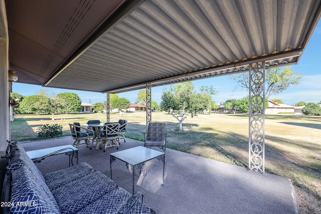 view of patio