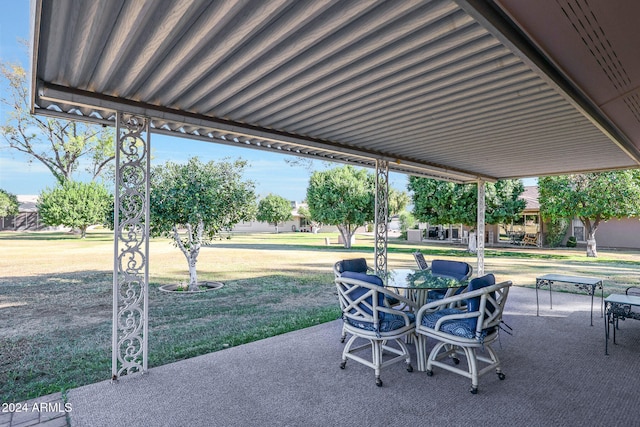 view of patio