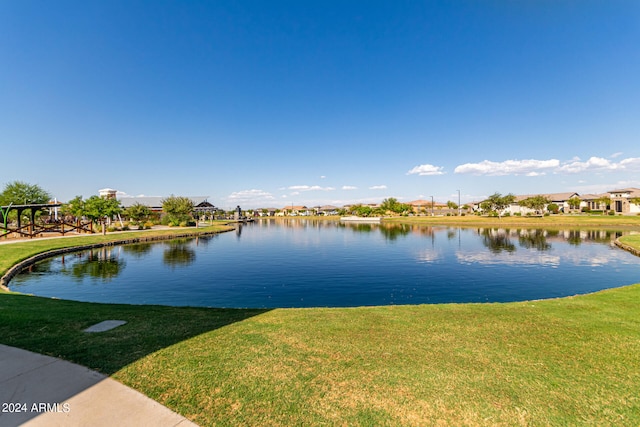 property view of water