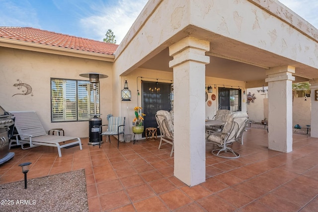 view of patio